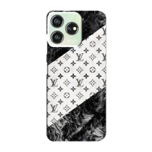 Чехол Стиль Louis Vuitton на ZTE Blade V50 Design (LV на белом)