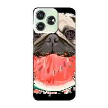 Чехол (ТПУ) Милые собачки для ZTE Blade V50 Design (Смешной Мопс)