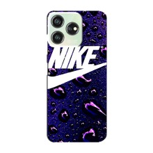 Чехол с логотипом Найк на ZTE Blade V50 Design – Найк на фиолетовом