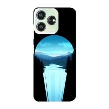 Летний Чехол на ZTE Blade V50 Design – Синий Водопад
