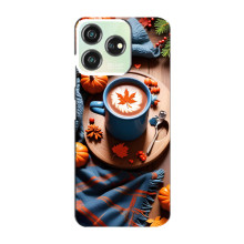 Чохол з унікальним дизайном 'Осінь з кавою' для ZTE Blade V50 Design – Кава і гарбузики