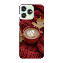 Чохол з унікальним дизайном 'Осінь з кавою' для ZTE Blade V50 Design – Кава на ковдрі