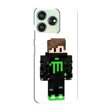 Чохли для ZTE Blade V50 Design (Персонажі МайнКрафт) – Зелений хлопчик
