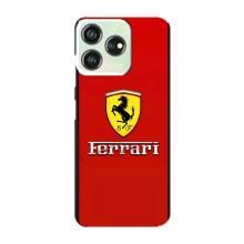 Силіконовий бампер з картинкою машини на ZTE Blade V50 Design – Ferrari Logo