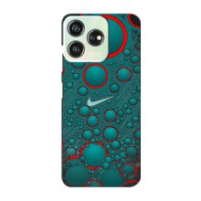 Силиконовый Чехол на ZTE Blade V50 Design с картинкой Nike (Найк зеленый)