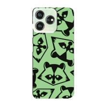 Силиконовый Чехол с Енотами на ZTE Blade V50 Design – Мордочки Енота