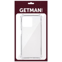 TPU чохол GETMAN Ease logo посилені кути для ZTE Blade V50 Vita – Прозорий