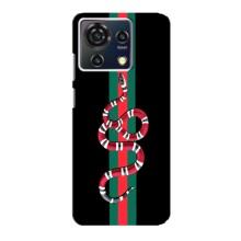 Чехлы Бренд GUCCI для ZTE Blade V50 Vita – Змей Гуччи
