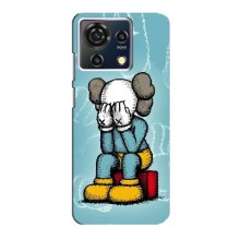 Чехлы для ZTE Blade V50 Vita - Bearbrick Louis Vuitton (PREMIUMPrint) (Плач Bearbrick)