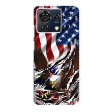 Чехол Флаг USA для ZTE Blade V50 Vita (Флаг USA)