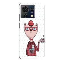 Чехол на тематику: Коты для ZTE Blade V50 Vita – Кот аристократ