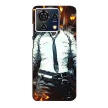 Силиконовый чехол с картинкой "Герой Pubg" на ZTE Blade V50 Vita – Man Пубг