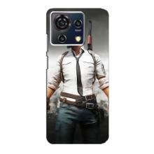 Силиконовый чехол с картинкой "Герой Pubg" на ZTE Blade V50 Vita – Пабг