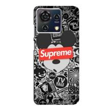 Чохол з Брендами одягу на ЗТЕ Блейд В50 Віта (Supreme Маус)