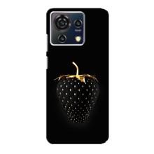 Чехол с изображением  вкусной еды для ZTE Blade V50 Vita – Чёрная клубника