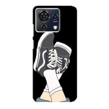 Чехол с Прикольным принтом на ZTE Blade V50 Vita (Кеды)