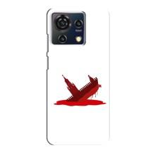 Чехол с принтом (Русский корабль...) для ZTE Blade V50 Vita (AlphaPrint) (Кремлівський Корабель)