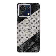 Чехол Стиль Louis Vuitton на ZTE Blade V50 Vita – LV на белом