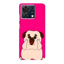 Чехол (ТПУ) Милые собачки для ZTE Blade V50 Vita (Веселый Мопсик)