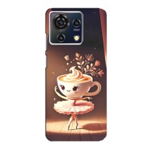 Чехол с мемом Тралалело тралала на ZTE Blade V50 Vita (Балерина капучина)