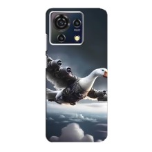 Чехол с мемом Тралалело тралала на ZTE Blade V50 Vita (Бомбардини гусини)
