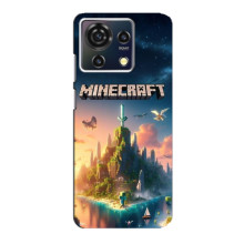 Чохол з картинками Майнкрафт для ZTE Blade V50 Vita – Лого Майнкрафт