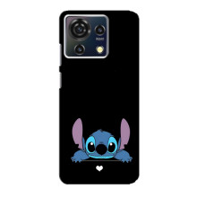 Чехол с принтом Стич на ZTE Blade V50 Vita (Стич на черном)