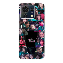Чехол Гра в кальмара для ZTE Blade V50 Vita – Коллаж игры кальмара
