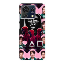 Чехол Гра в кальмара для ZTE Blade V50 Vita – Персонажи игры кальмара