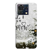 Новорічні, Святкові Чохли для ZTE Blade V50 Vita - 2024 год (Let it snow)