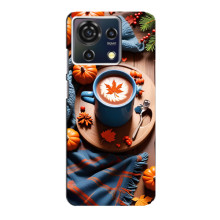 Чехол с уникальным дизайном «Осень с кофе» для ZTE Blade V50 Vita – Кофе и тыквы