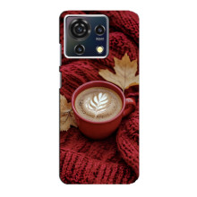 Чехол с уникальным дизайном «Осень с кофе» для ZTE Blade V50 Vita – Кофе на пледе