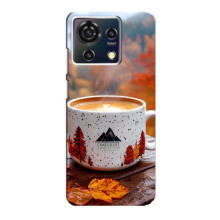 Чехол с уникальным дизайном «Осень с кофе» для ZTE Blade V50 Vita – Кофе на природе