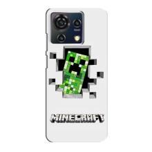Чехлы для ZTE Blade V50 Vita (Персонажи Майн Крафт) (Крипер)