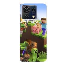 Чехлы для ZTE Blade V50 Vita (Персонажи Майн Крафт) (Майн-крафт)