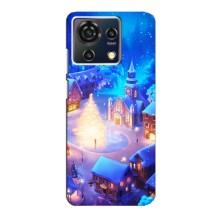 Рождественские Чехлы для ZTE Blade V50 Vita (VPrint) (Рождественский город)