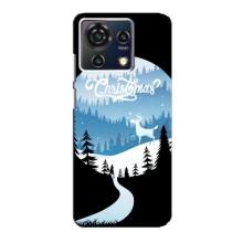 Силиконовый бампер на рождество для ZTE Blade V50 Vita (Рождественский Олень)