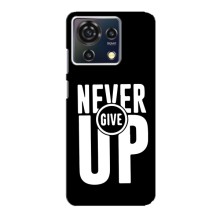 Силиконовый Чехол на ZTE Blade V50 Vita с картинкой Nike (Never Give UP)