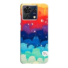 Силіконовий чохол з котиком для ZTE Blade V50 Vita – Mew