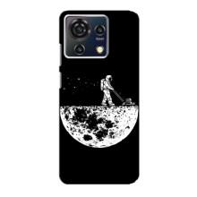 Силиконовый Чехол с принтом "Космонавты" на ZTE Blade V50 Vita – Космонавт