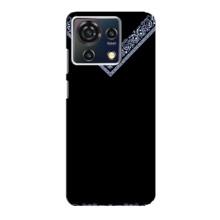 Силиконовый Чехол на ZTE Blade V50 Vita – Воротник вышиванки