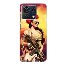 ЗСУ Чехлы (TPU) для ZTE Blade V50 Vita – Женщина солдат
