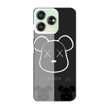 Чехлы для ZTE Blade V50 - Bearbrick Louis Vuitton (PREMIUMPrint) – БеарБрик глаза