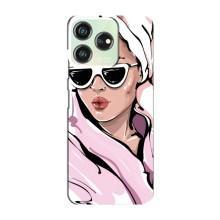 Чохол з картинкою Модні Дівчата ZTE Blade V50 – Дівчина в халаті