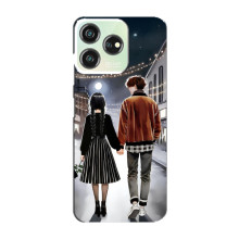 Чохол з дизайном Венздей 2 на ZTE Blade V50 – Венздей і Тайлер