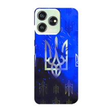 Чехол с украинским гербом на ZTE Blade V50 – Гербы на синем