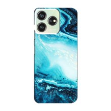 Мраморний чехол на ZTE Blade V50 (VPrint) (Блакитний мрамор)