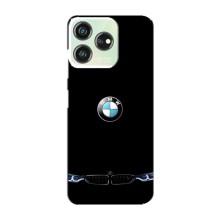 Силиконовый бампер с картинкой машины на ZTE Blade V50 – Черный BMW