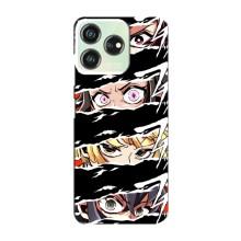 Силиконовые чехлы с глазами Anime для ЗТЕ Блейд В50 – Глаза на чорном