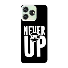 Силиконовый Чехол на ZTE Blade V50 с картинкой Nike (Never Give UP)